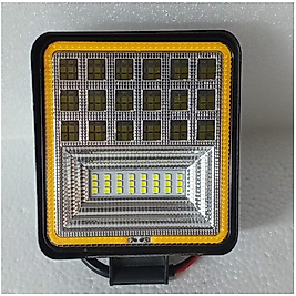LIGHT BAR LED FAR OFF ROAD 10V-30V 42 LED SARI PARK & SİNYAL LAMBALI