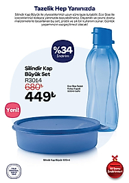 büyük kap ve suluk 500 ml
