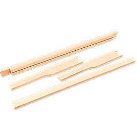 100 Adet 23’lük Çakılmamış Arı Çerçevesi - Kaliteli Kovan Çıtası Seti