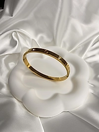 Luxury Gold Steel Bracelet Model Çelik Bileklik