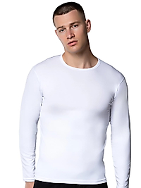 Gümüş 4022 Erkek Likralı Uzun Kol Fanila Atlet Beyaz